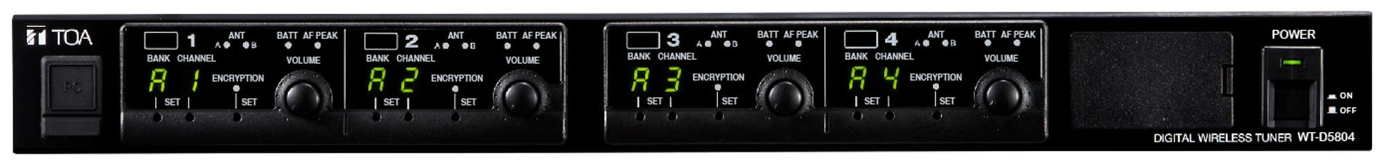 4CH數位無線接收器